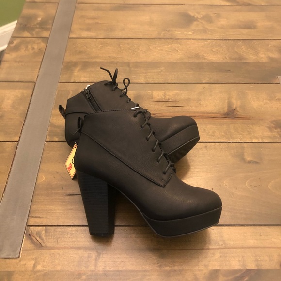 No Call Platform Ankle Booties - Picture 1 of 13